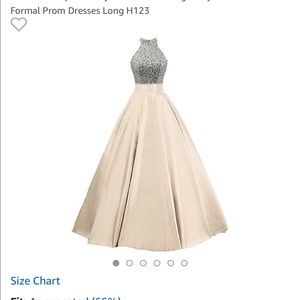 Champagne Prom Dress